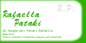 rafaella pataki business card